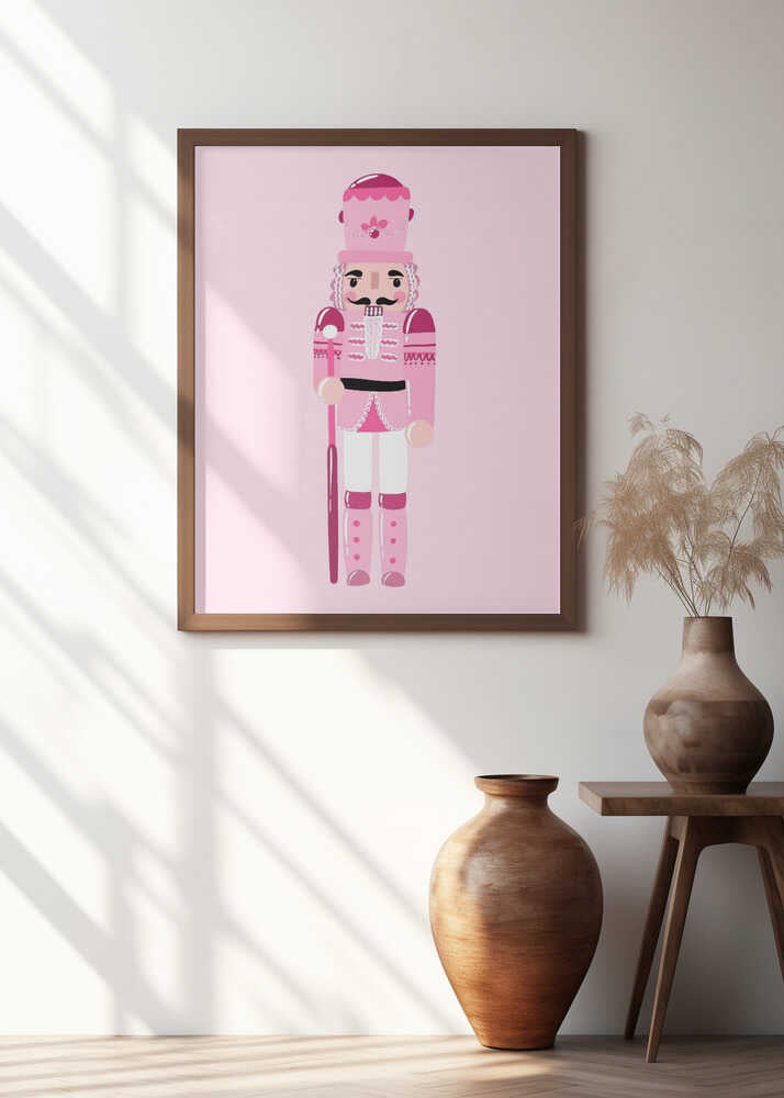 Pink Nutcracker Charm
