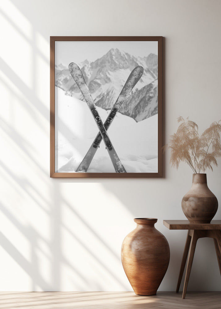 Skies Apls Black and White