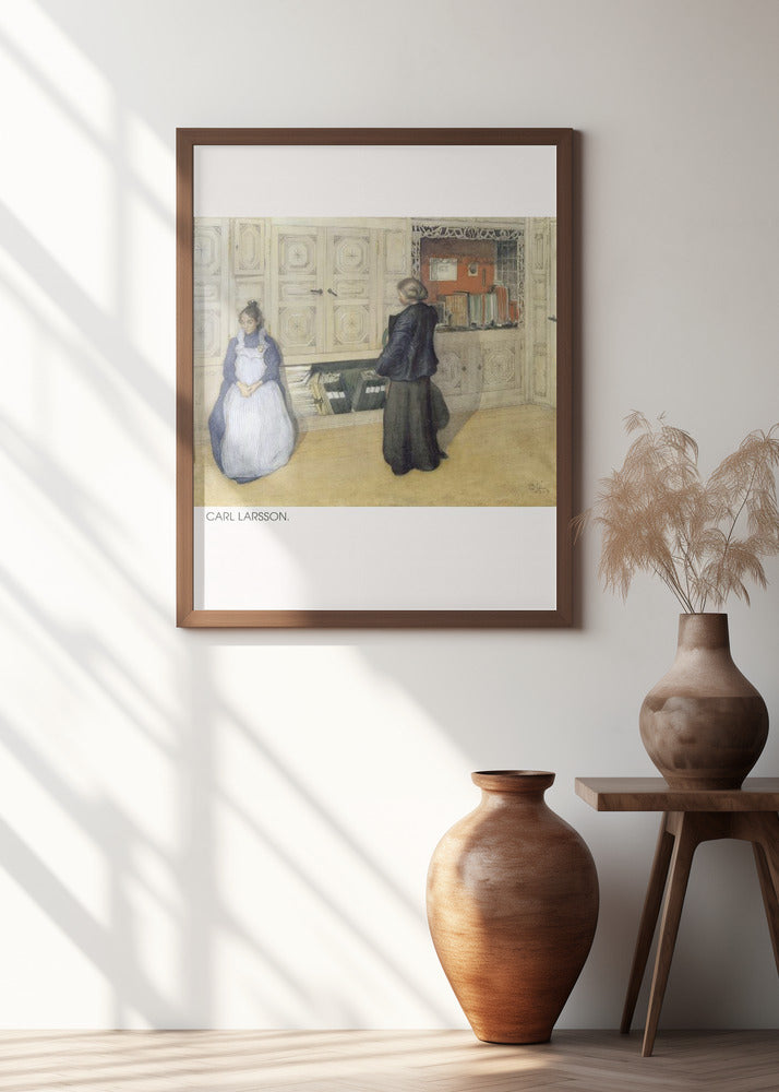 Carl Larsson, Mother and Daughter, 1903, Watercolour 1