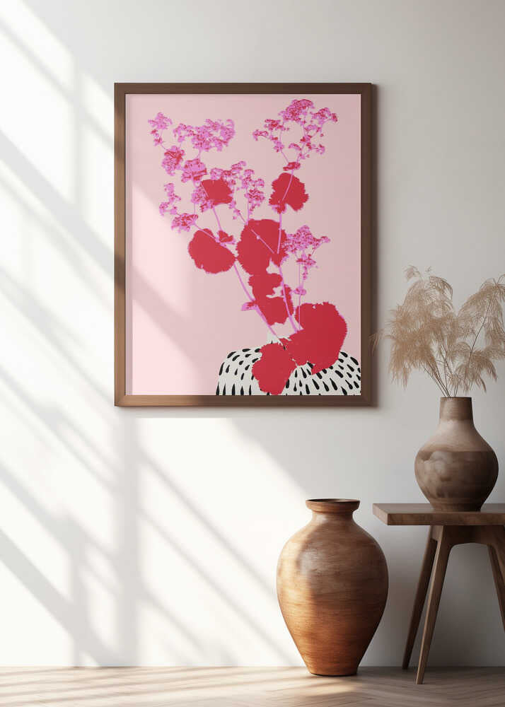 Plant based happyness lady's-mantle still life