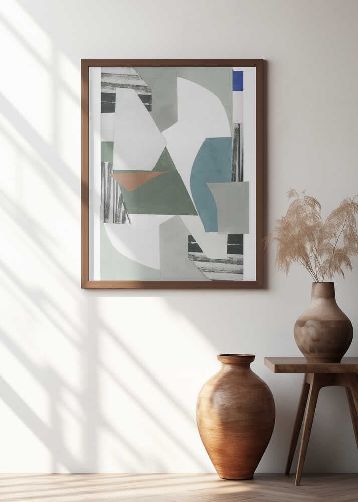 Neutral Geometric Print No 1