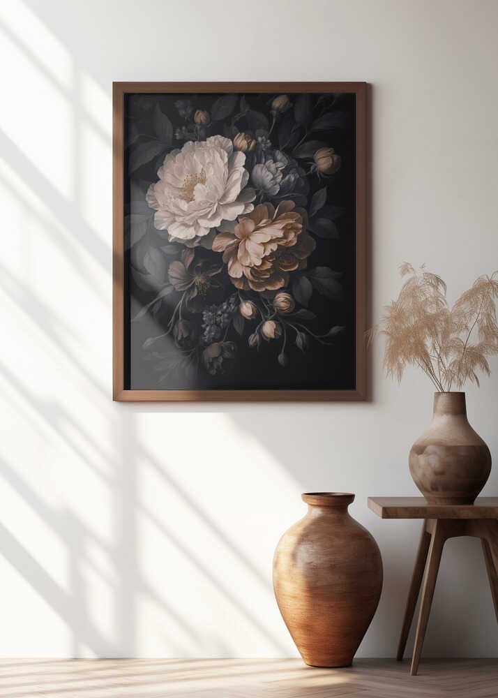 Nocturnal Baroque Blooms