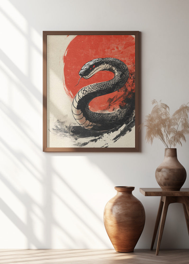 Snake With the Red Hot Sun