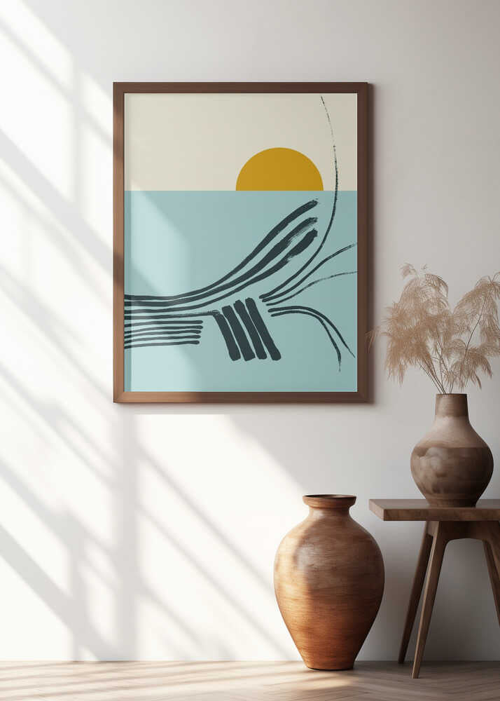 mellow anticipation Sunset by the sea