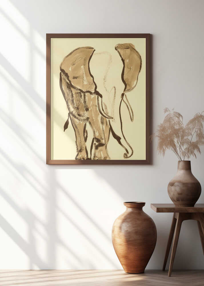 Gentle Elephant Strokes