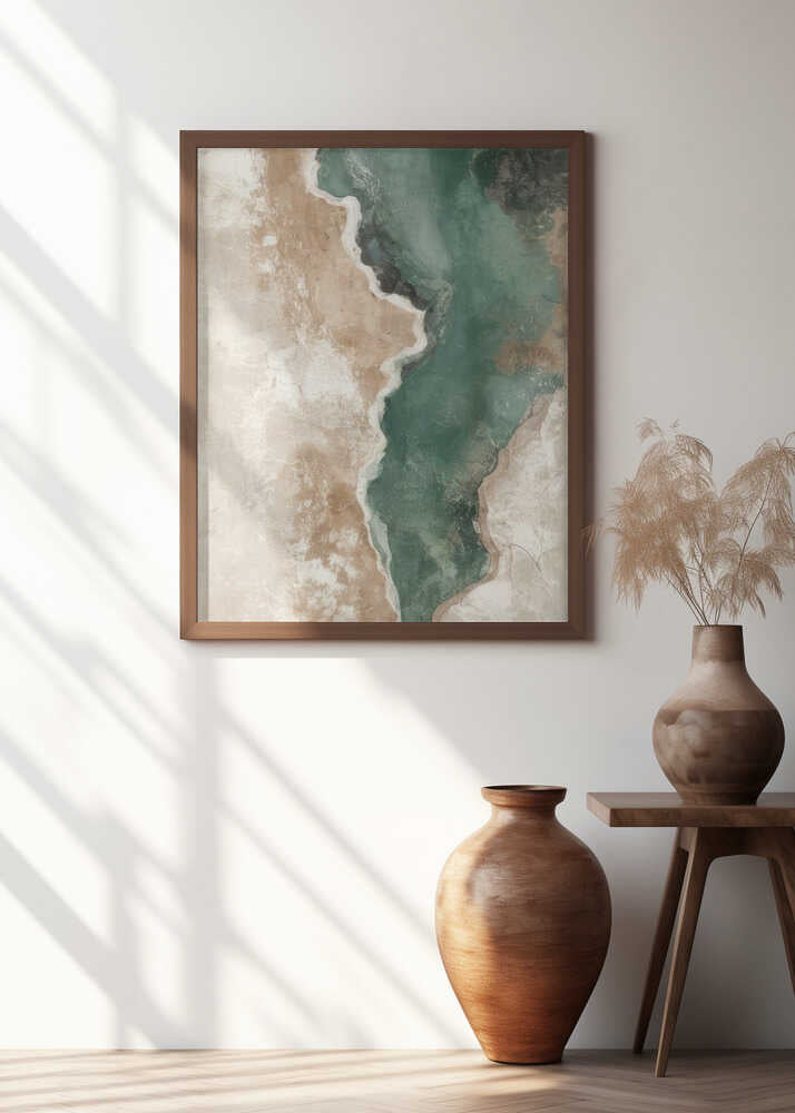 Blend Of Earthy Browns And Deep Greens