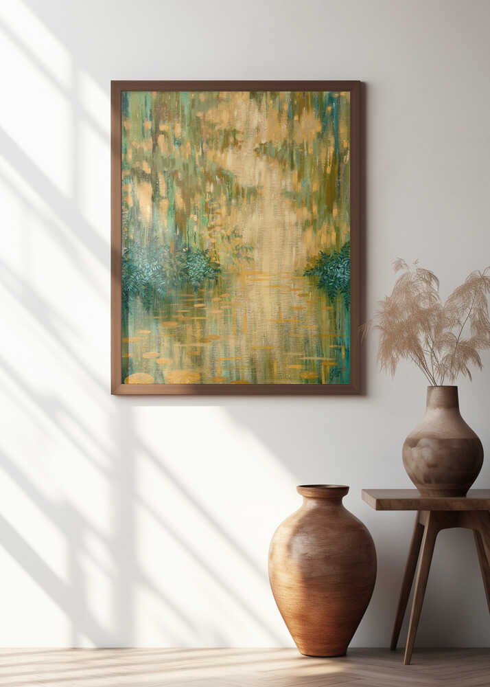 Mysterious Pond in the Thicket