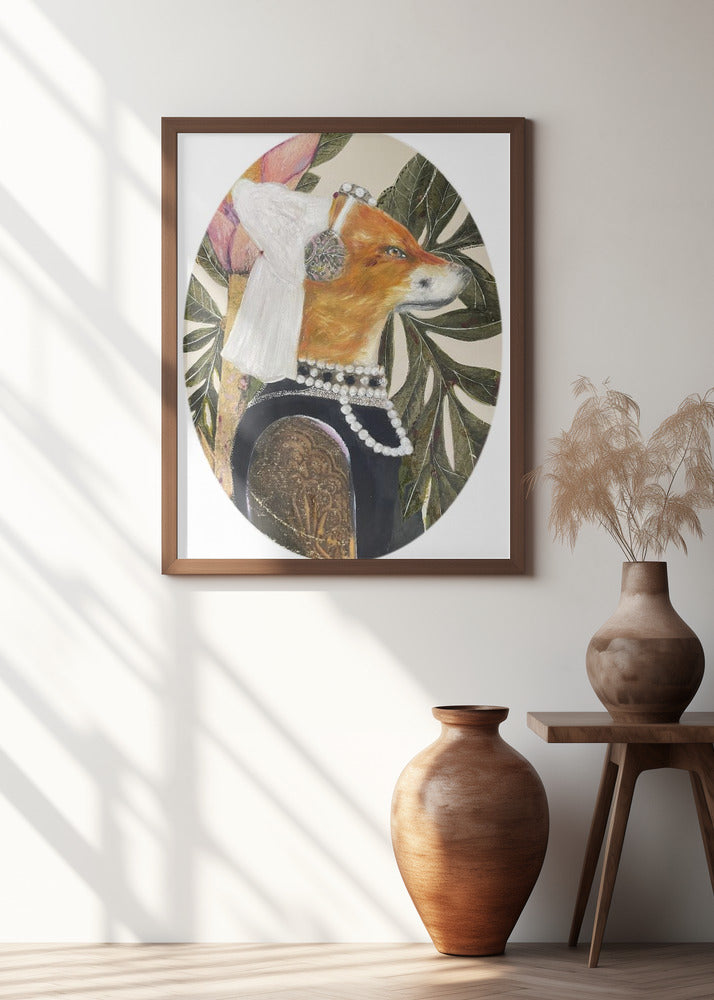 Fox Dressed In Renaissance Attire