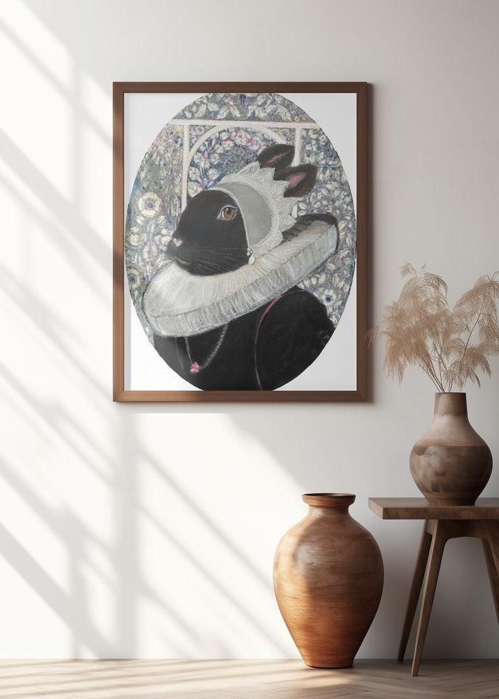 Regal Rabbit Portrait