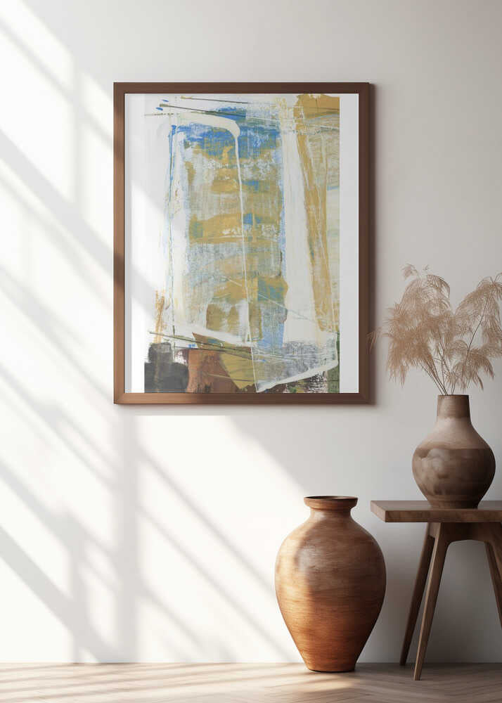 Earthy Tones And Vibrant Blues