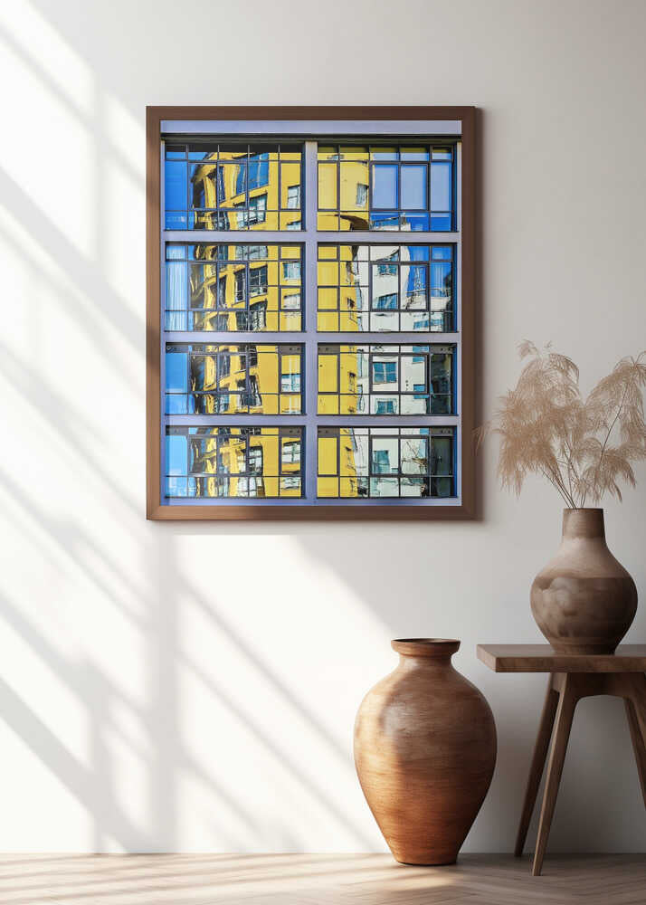 Reflection in glass - London UK