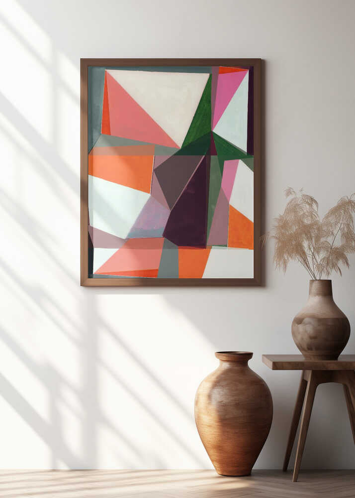 Geometric Abstract in Vibrant Hues