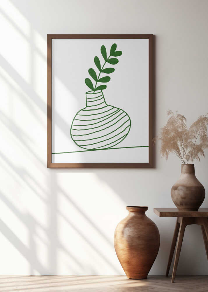 Verdant Vase Lines