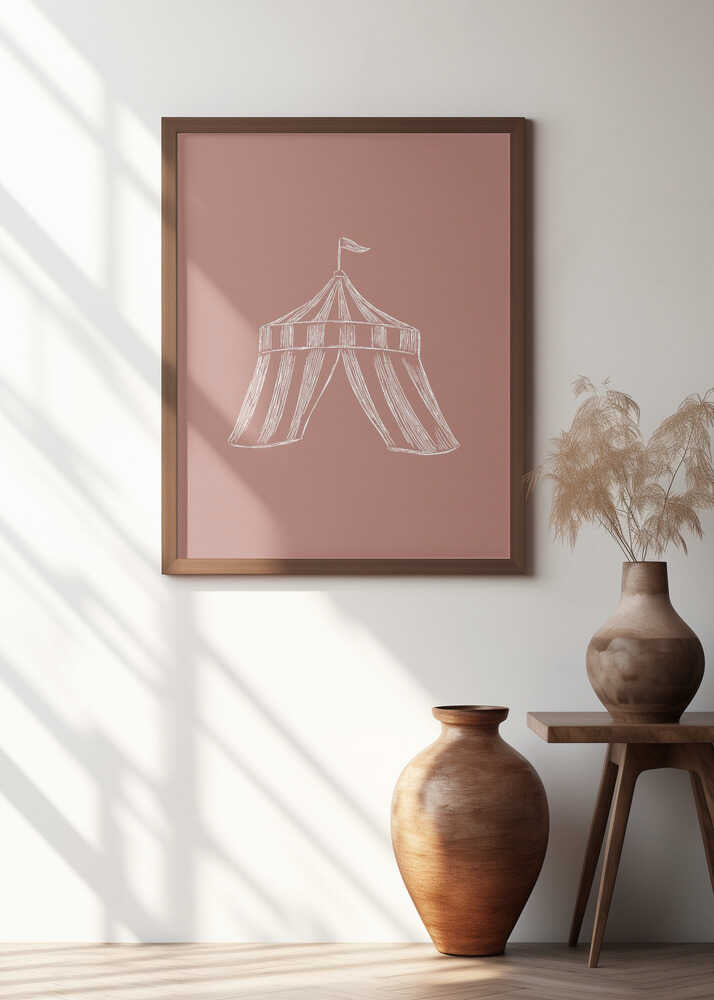 Circus Tent Vintage Red