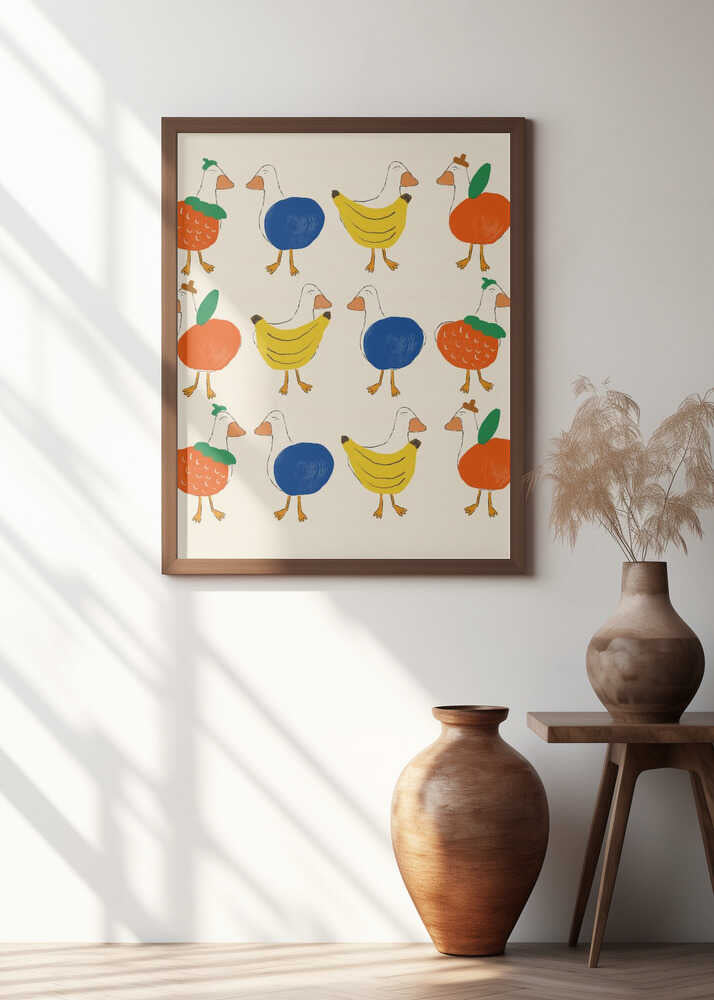 Ducks and Fruits Patterns
