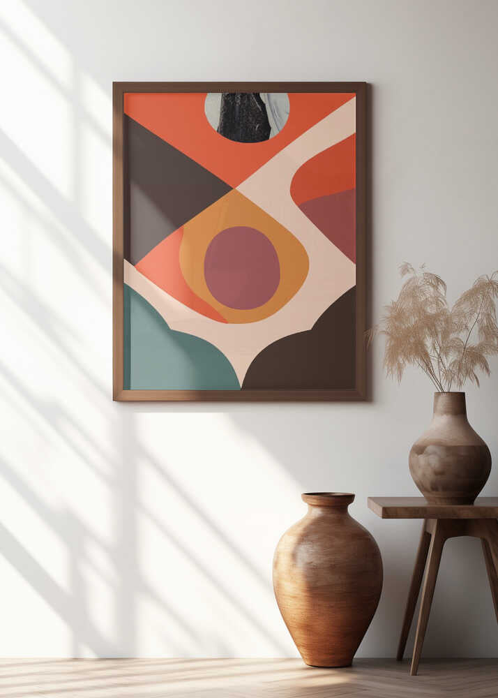 Geometric Forms And Muted Colors