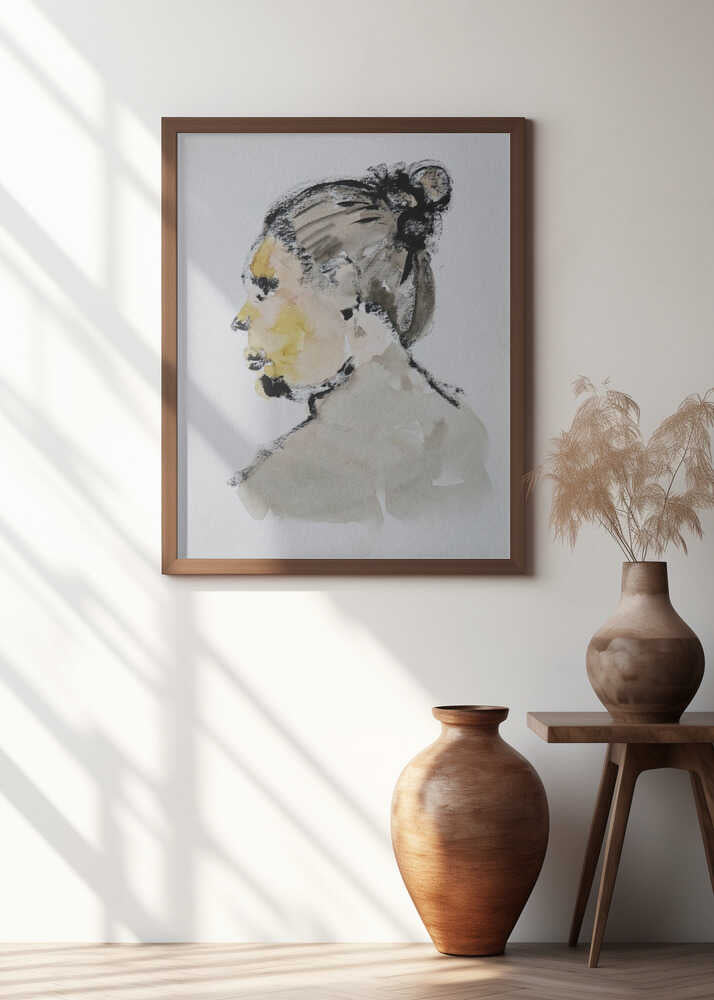 Profile in Watercolor