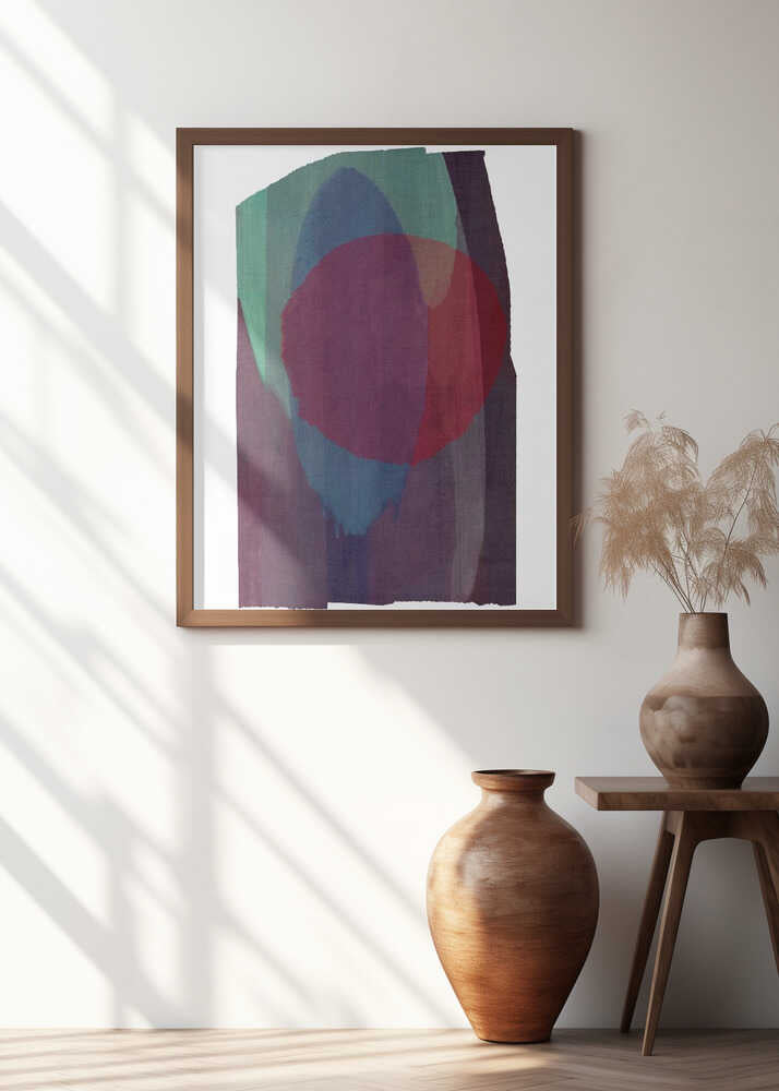 Geometric Shapes In Rich Tones