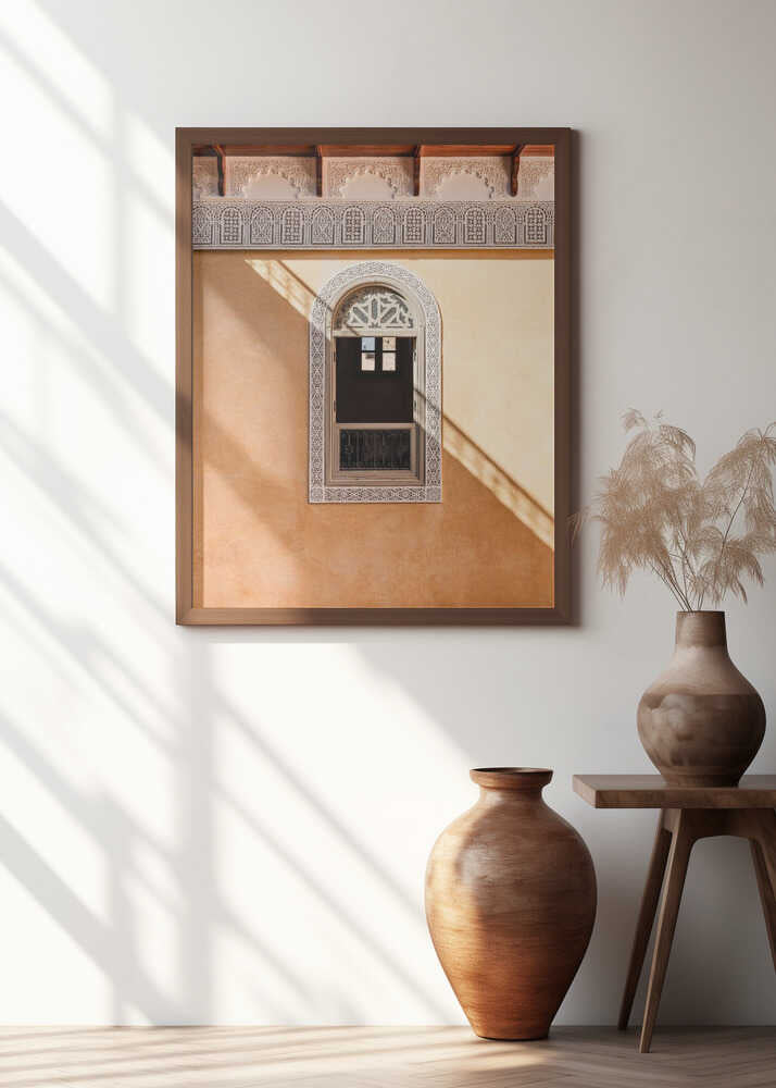 Shadow On A Wall In Morocco