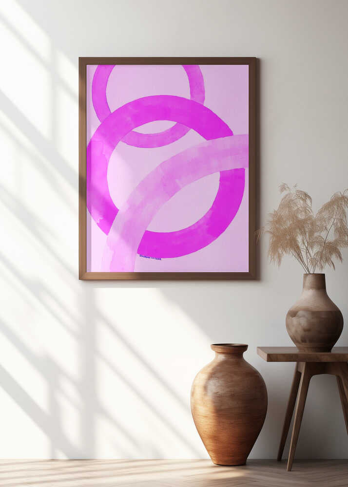 Magenta Circles Dance