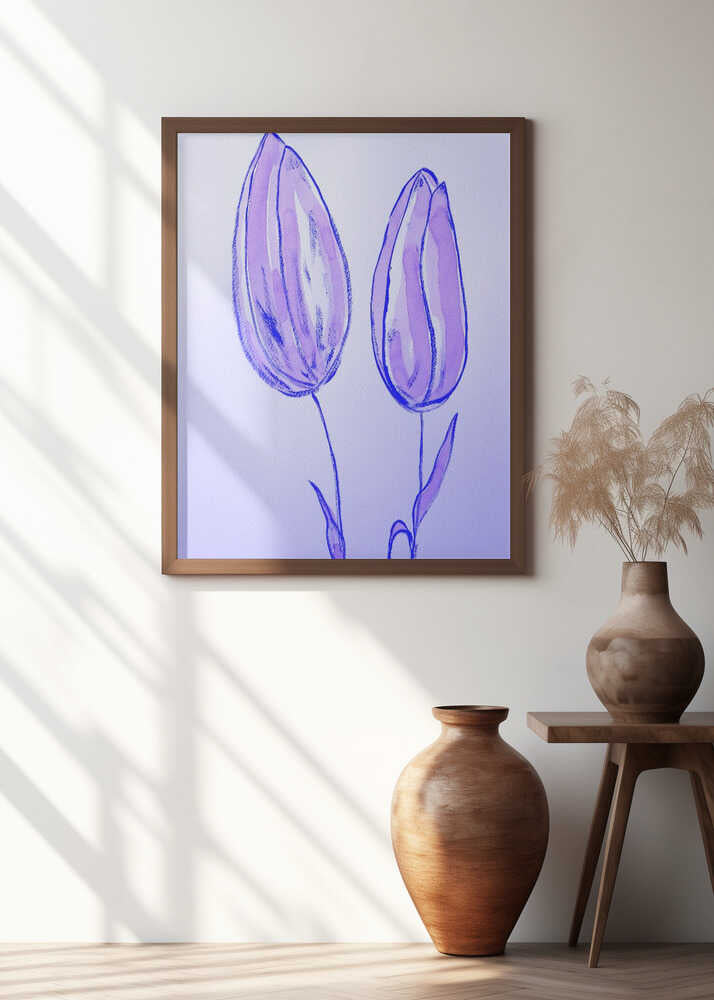 Lavender Tulip Duo