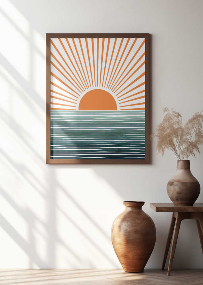 Sunrise Over The Sea