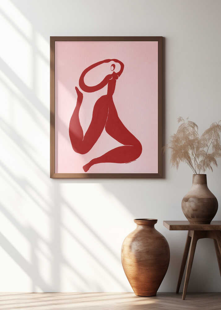 Crimson Contour Dance