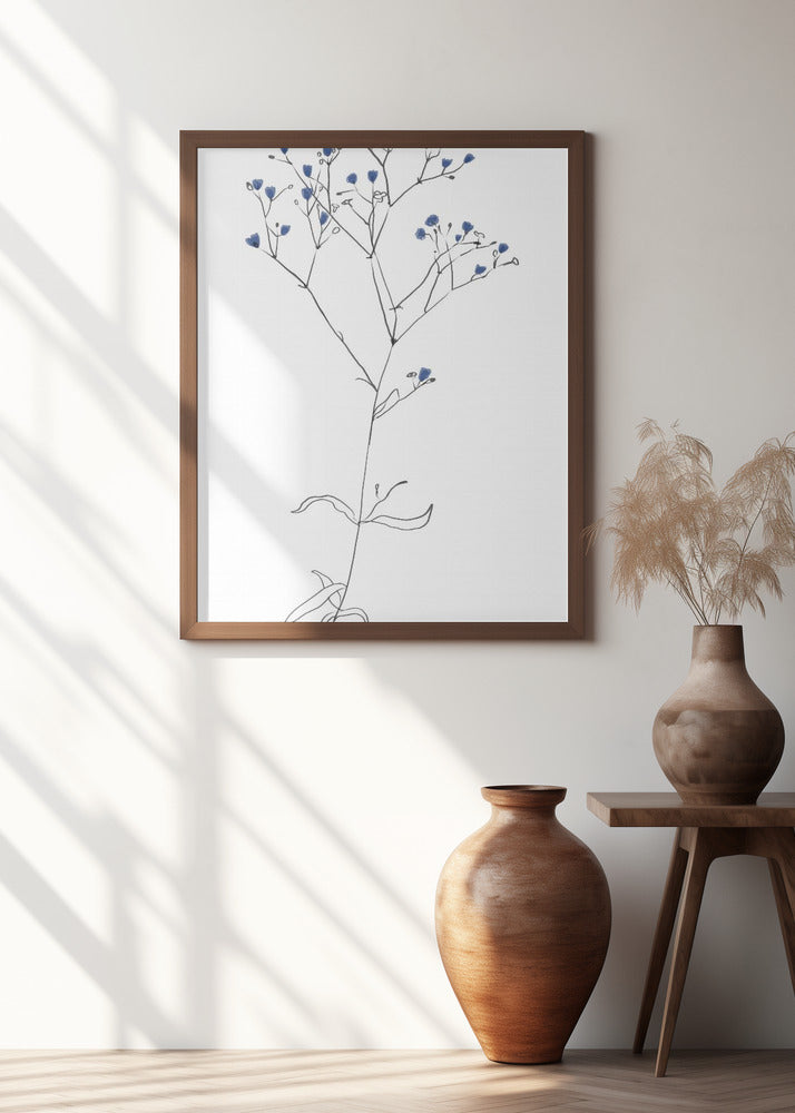 Simple Line Art Plant