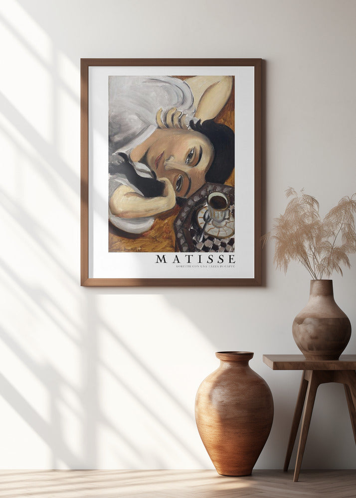 Lorette Con Una Tazza Di Caffe 1916 Boarder