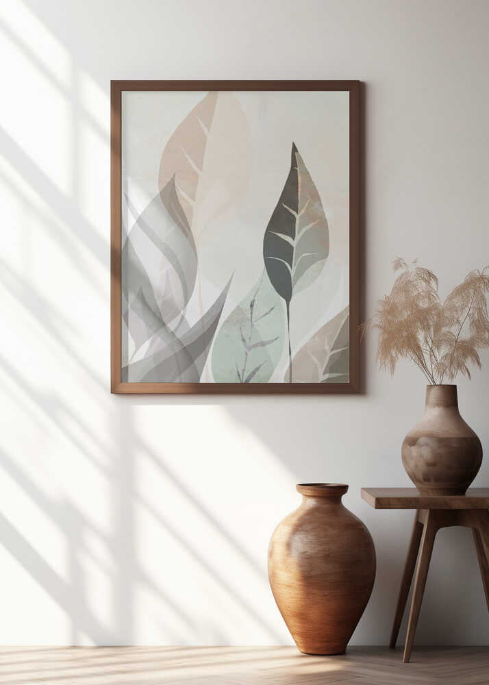 Soft Serenity Leaves 1