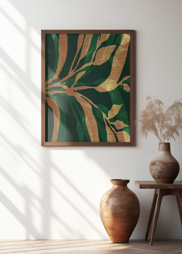 Jungle Glow Abstraction