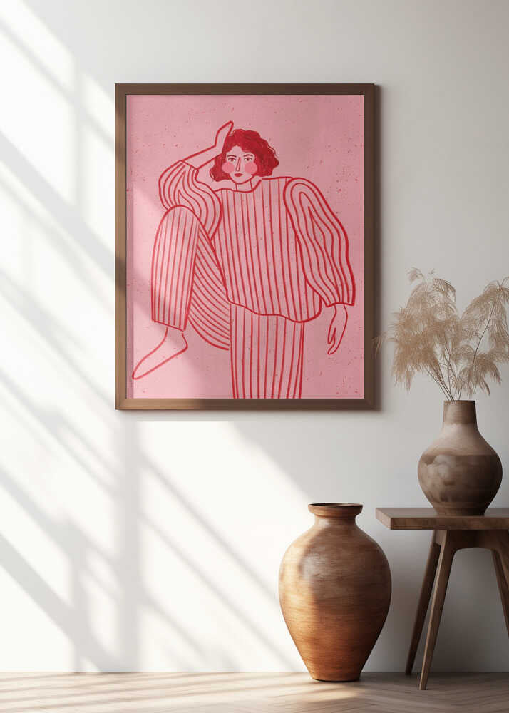 The Woman With the Striped Pyjama