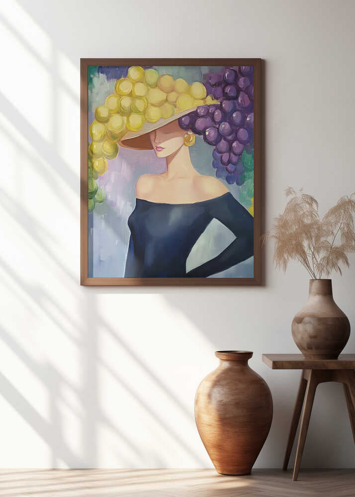 Woman With Grapes