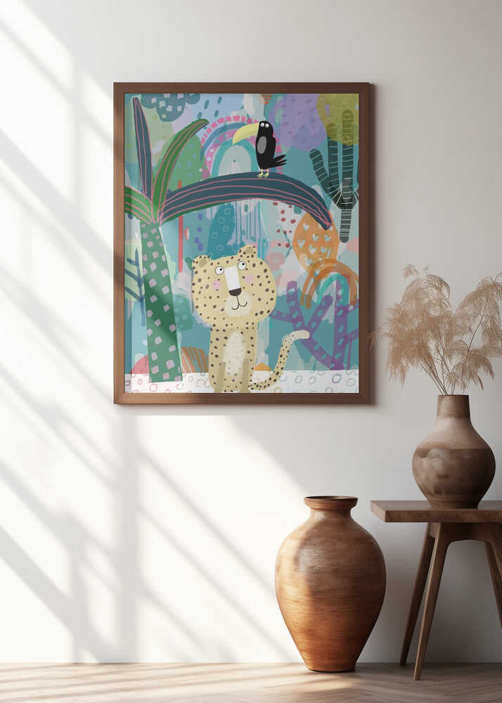 Cheetah with Toucan Jungle Fun