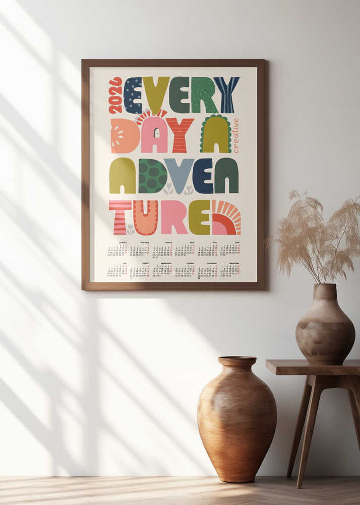Calendar 2026 Every day a creative adventure