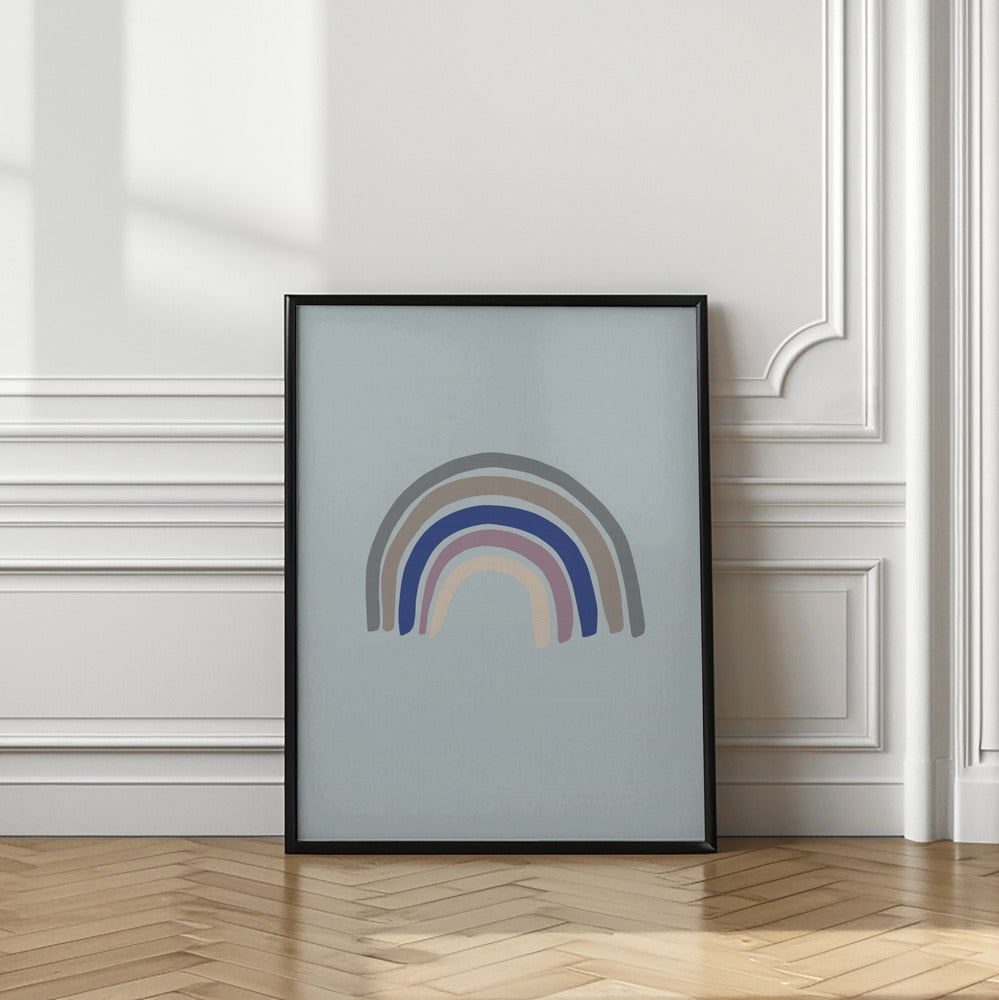 Art Prints of Rainbow Blue