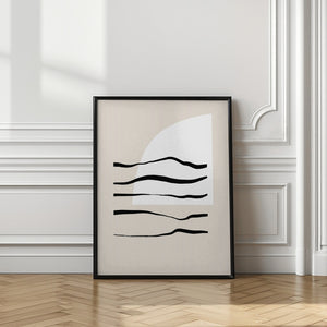 Art Prints of Sunset and Waves