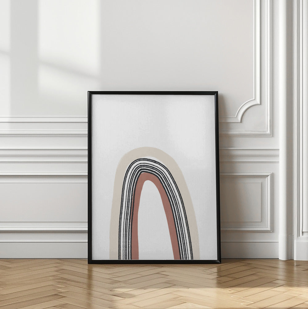 Art Prints of Textured Rainbow