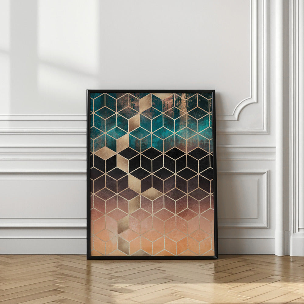 Art Prints of Ombre Dream Cubes