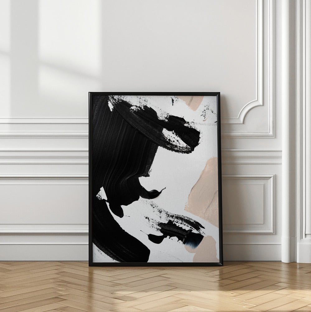 Art Prints of Black and Nude No 3