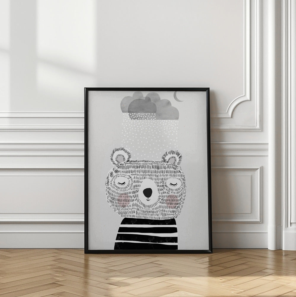 Canvas Art Print I Love Snow