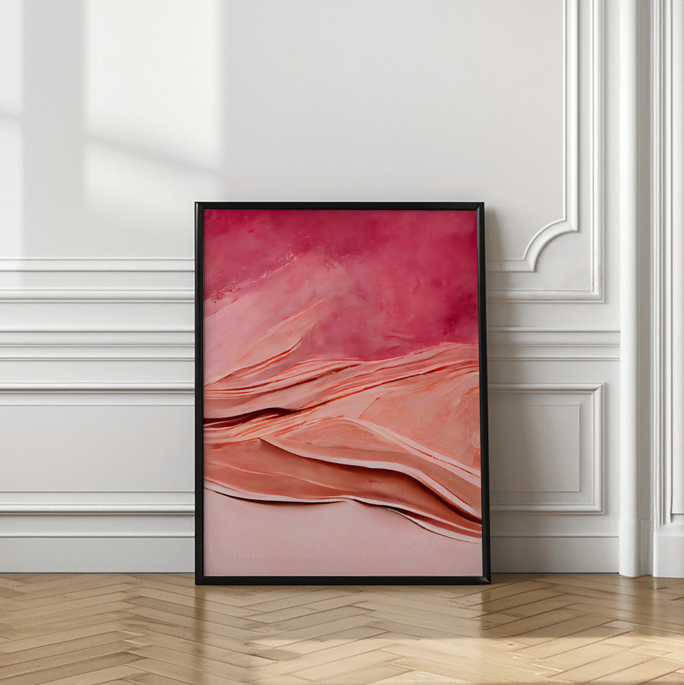 Art Prints of Abstract Thick Pink Color