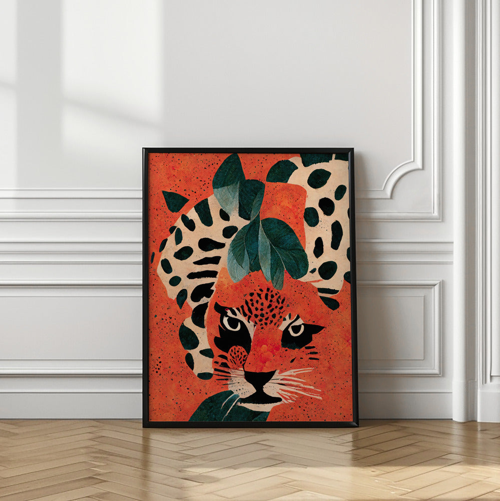 Canvas Art Print Hiding Leo