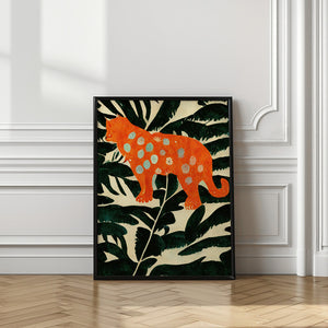 Canvas Art Print Tiger In The Jungle