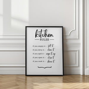 Art Prints of Kitchen Rules