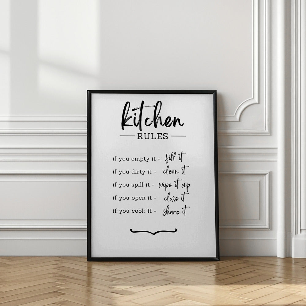 Art Prints of Kitchen Rules