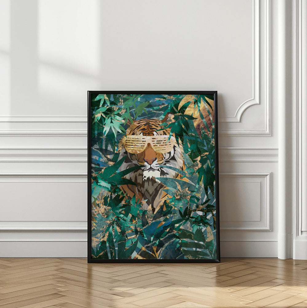 Canvas Art Print R&B Tiger in the jungle