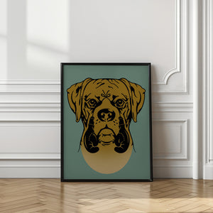 Canvas Art Print BOXER