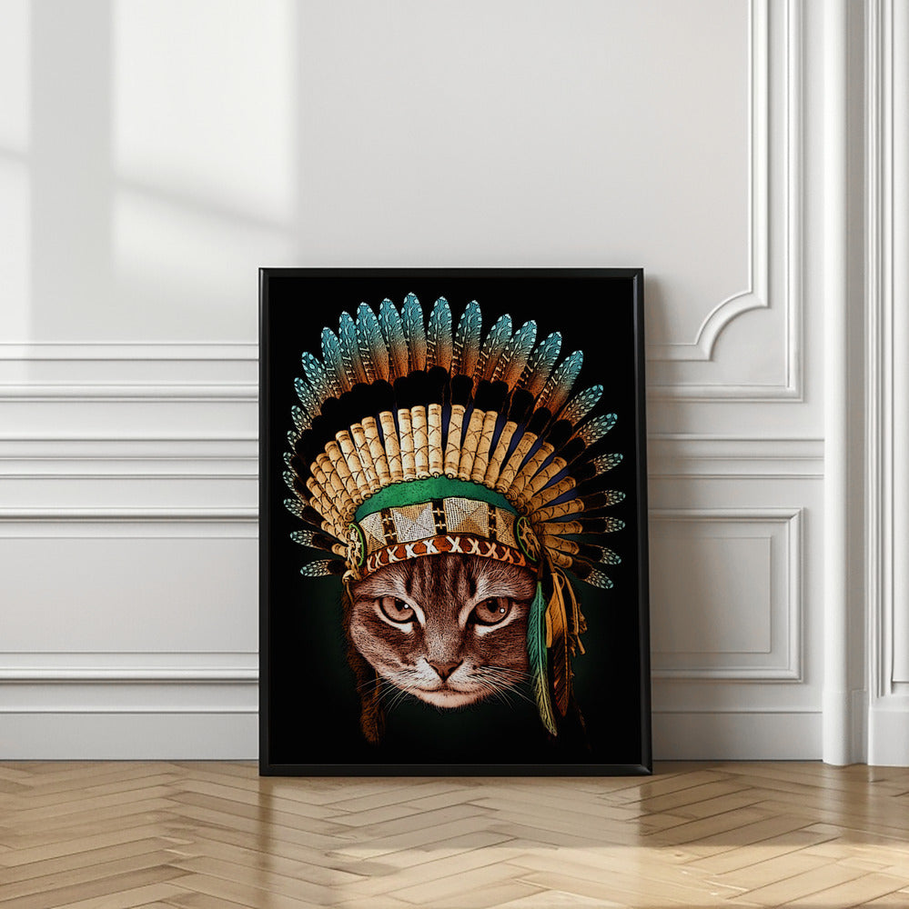 Canvas Art Print chief cat