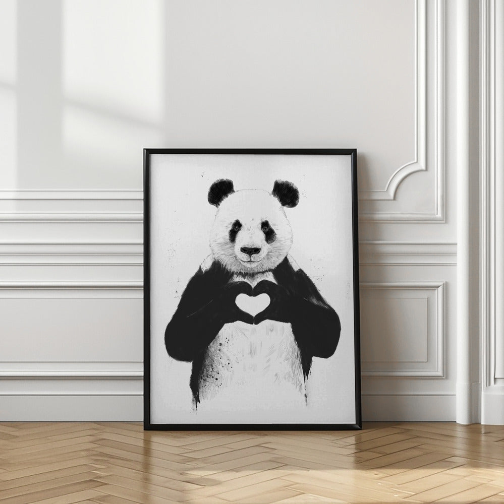 Canvas Art Print All you need is love